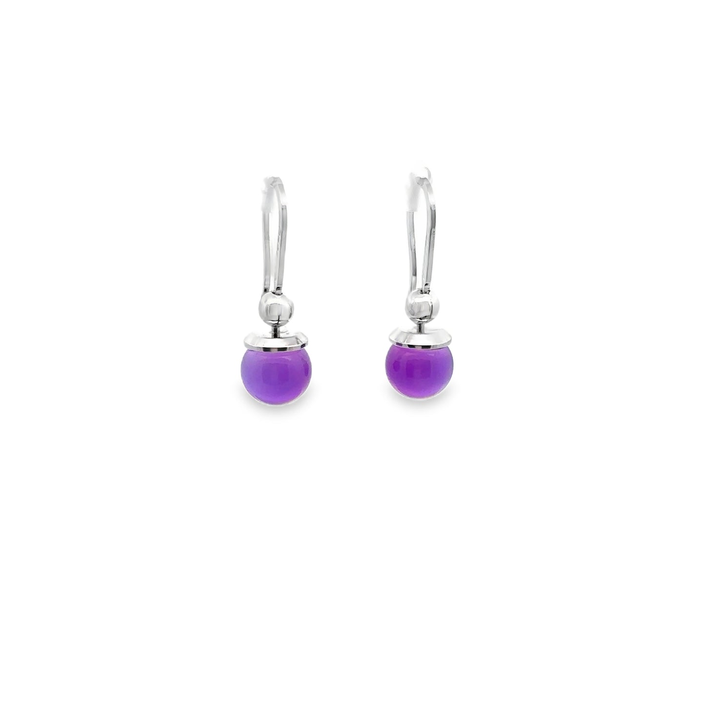 Hollywood Purple Stone Earrings - SHOPKURY.COM
