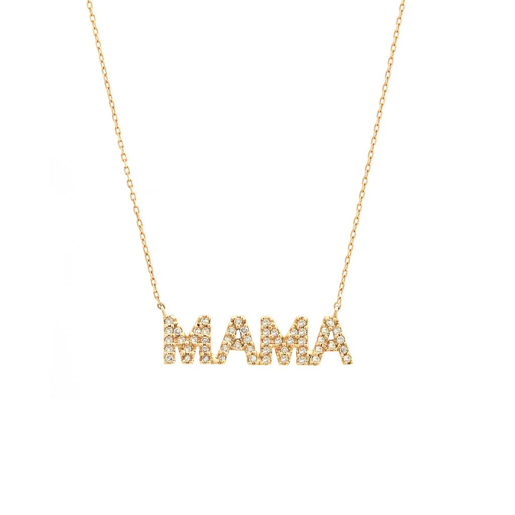 MAMA Diamond Necklace by KURY COLLECTION