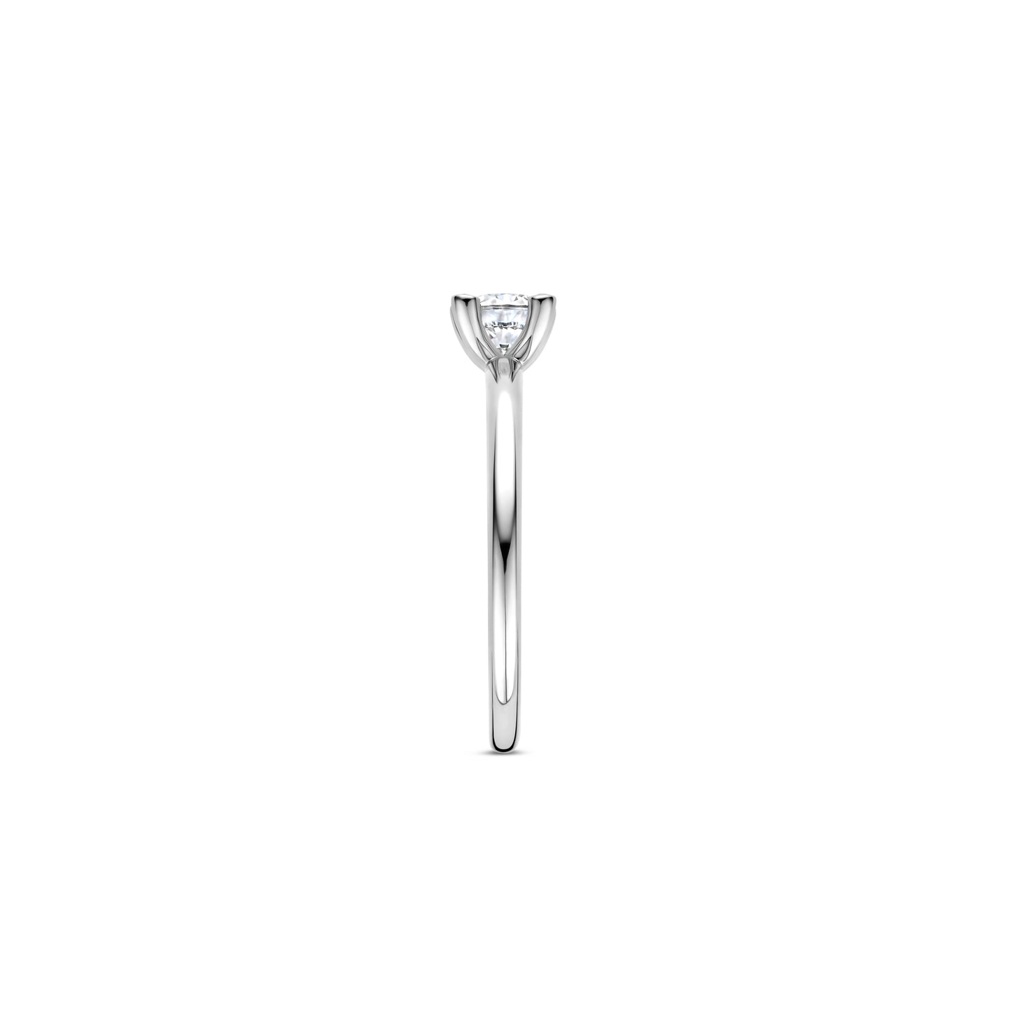 Solitaire Elegance Silver Ring - SHOPKURY.COM