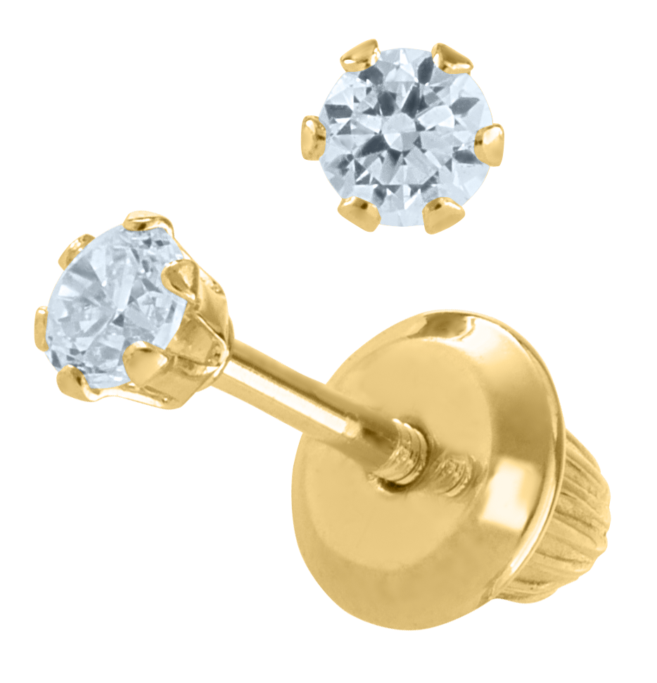 Everyday Zirconia Kids Stud Earrings - SHOPKURY.COM