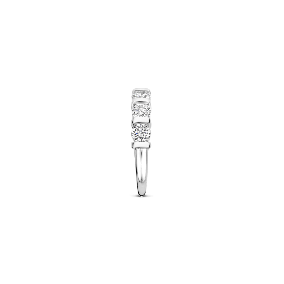 Sequence Silver Ring by TI SENTO