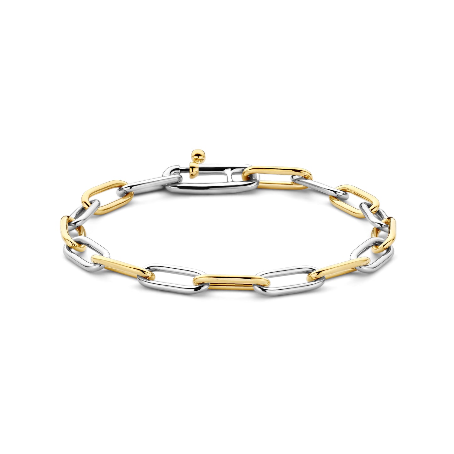 Paperclip Two Tone Bracelet - SHOPKURY.COM