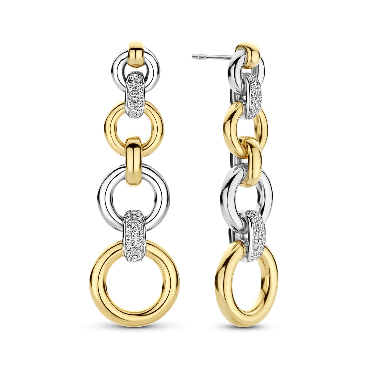 Revolve Long Circle Earrings by TI SENTO