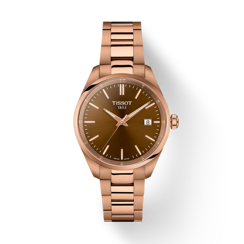 PR 100 Rose Gold PVD with Brown Dial 34MM Watch - SHOPKURY.COM