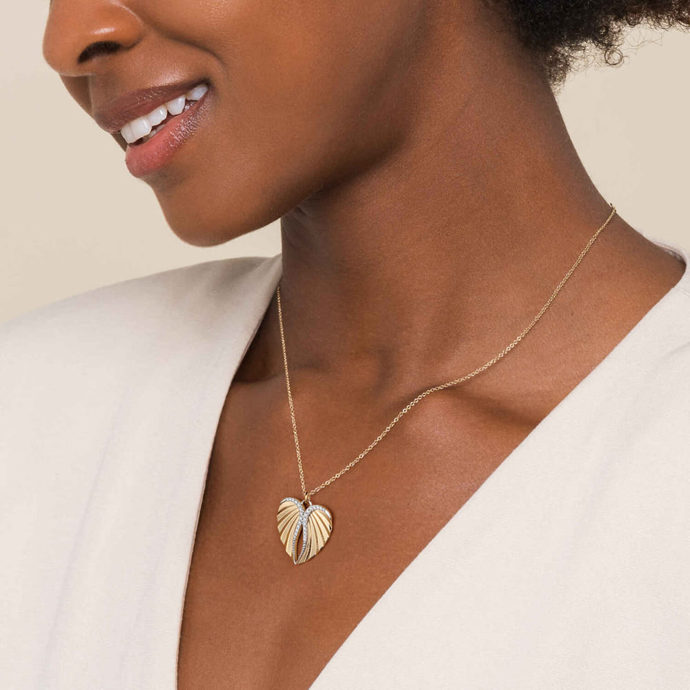 Angel Heart Diamonds Necklace by GABRIEL & CO.