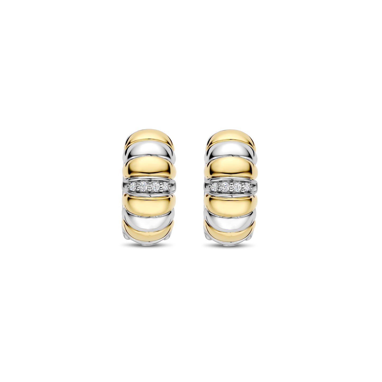 Armadillo Two Tone Earrings - SHOPKURY.COM