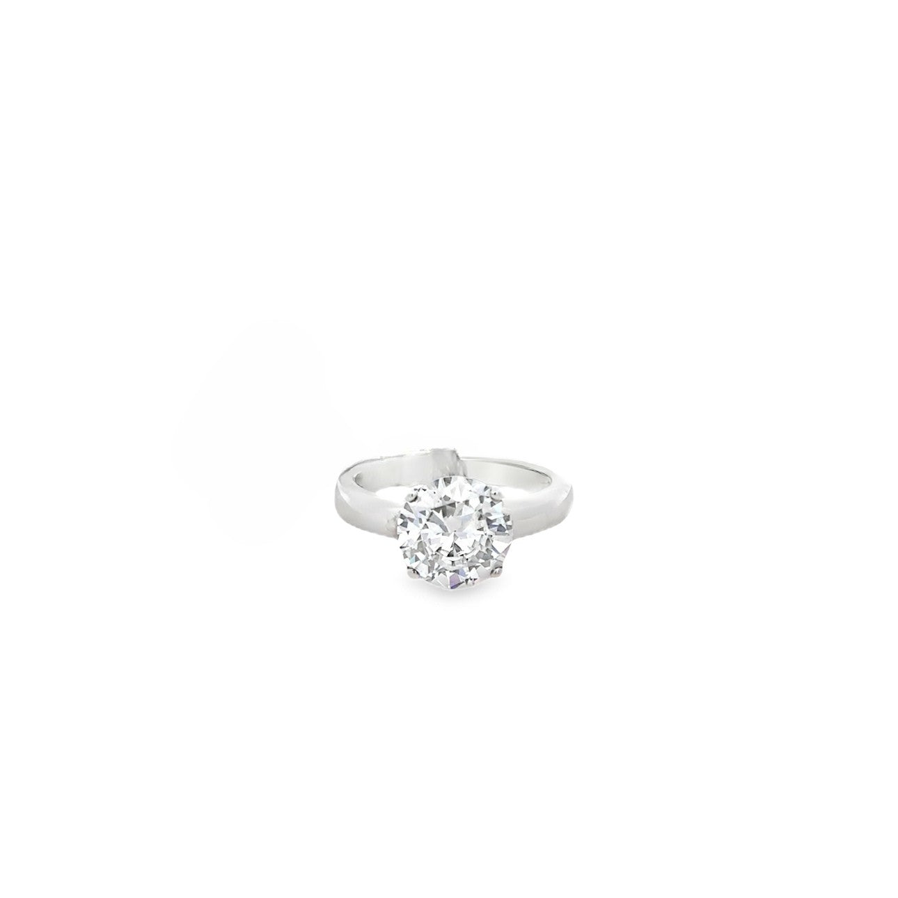 Medium Clear Zirconia Ring - Size 7.5 - SHOPKURY.COM