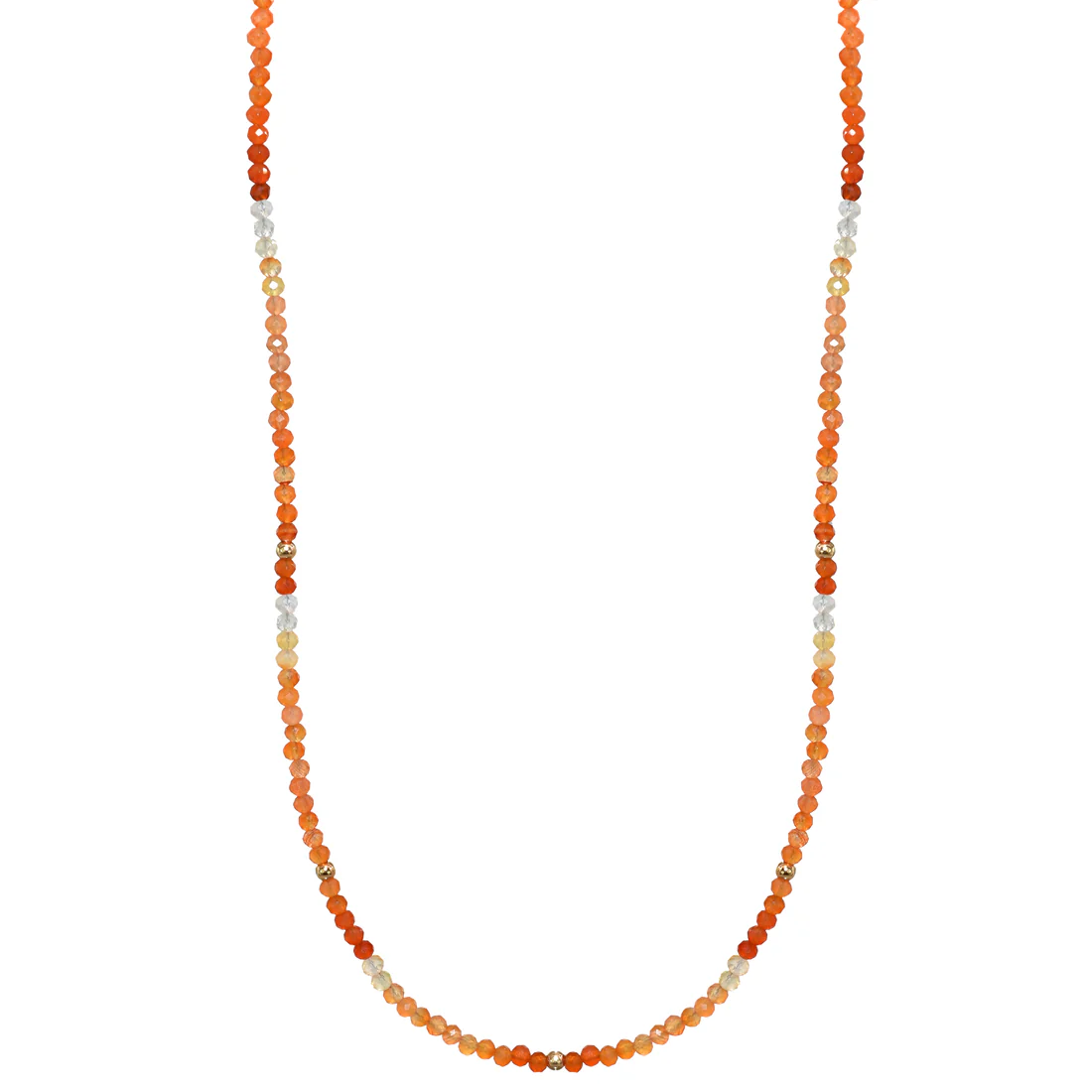 Natural Fire Opal Gemstones Necklace - SHOPKURY.COM