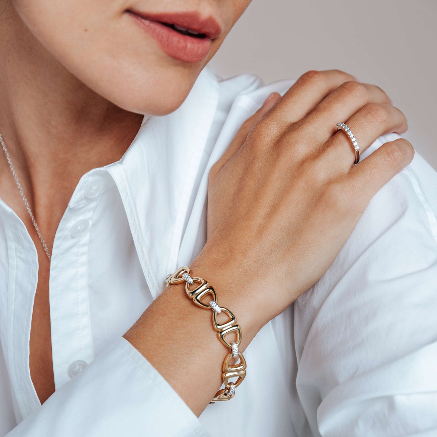 Thin Sparlkle Silver Ring - SHOPKURY.COM