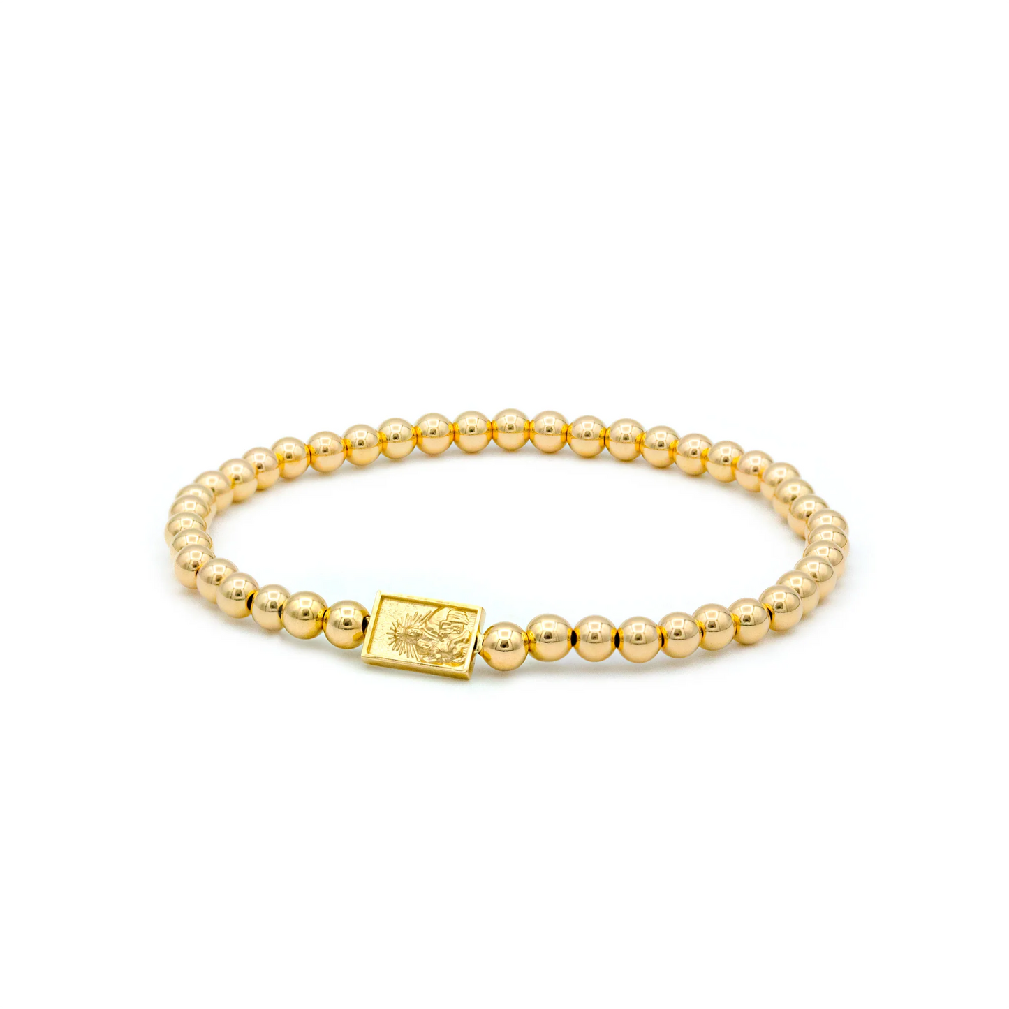 Scapular Elastic Bead Bracelet - SHOPKURY.COM