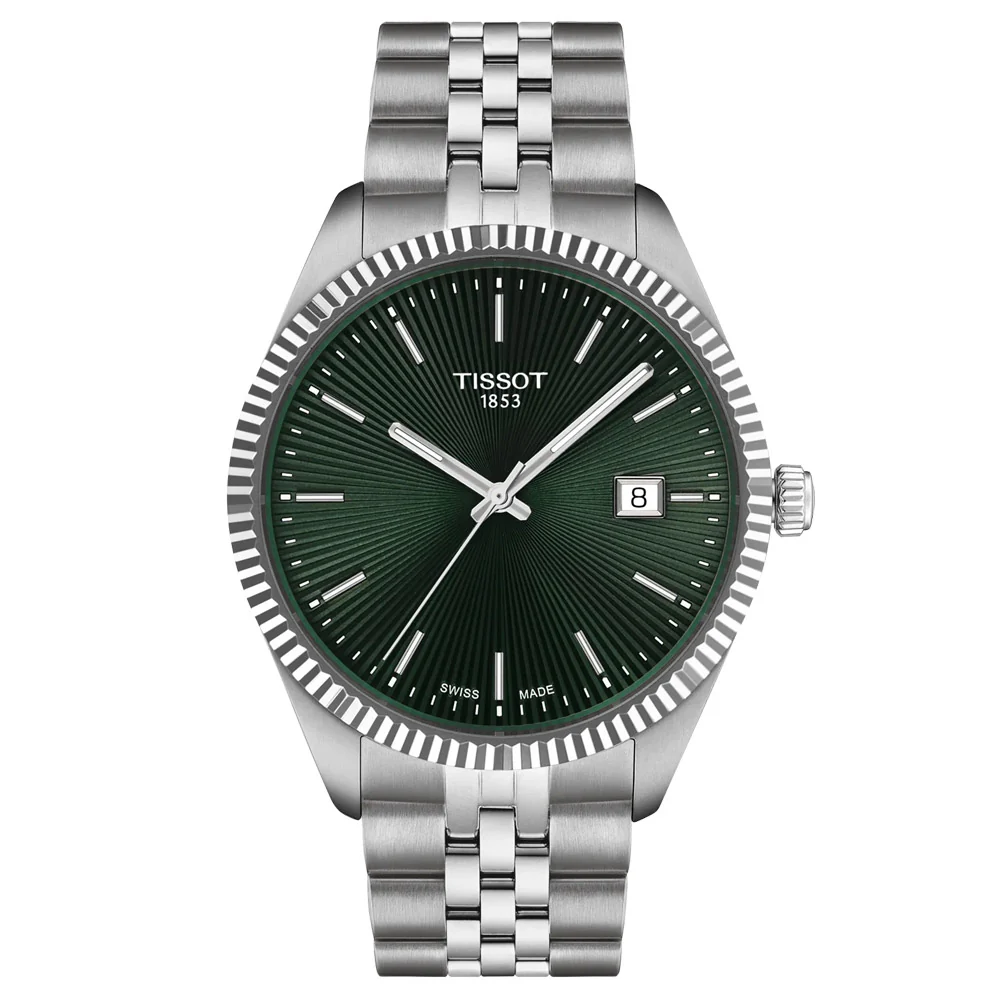 Ballade Steel/Green 40MM Watch - SHOPKURY.COM