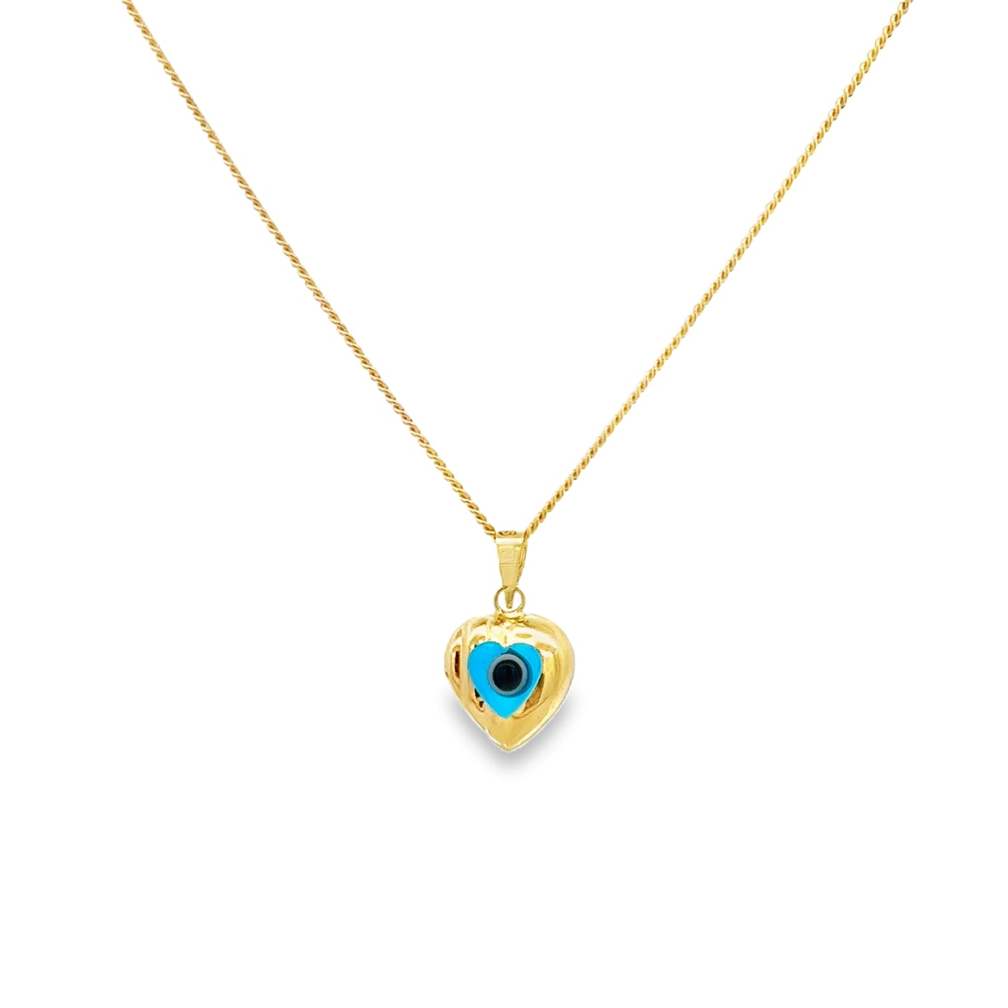 Glass Eye Big Heart Pendant - SHOPKURY.COM