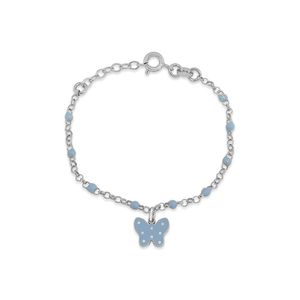 Blue Butterfly Kids Bracelet - SHOPKURY.COM