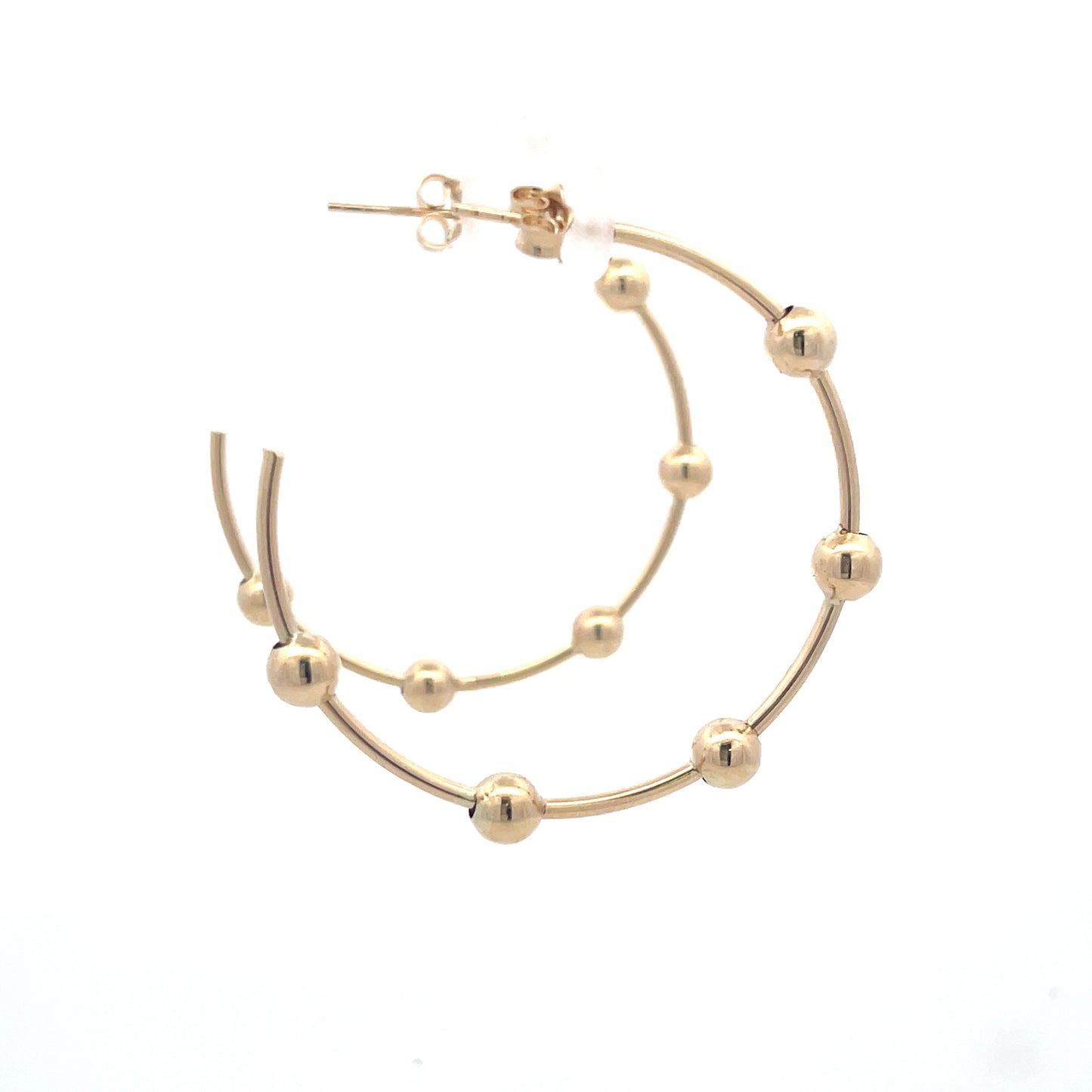 Satellite 40MM Hoop Earrings - SHOPKURY.COM