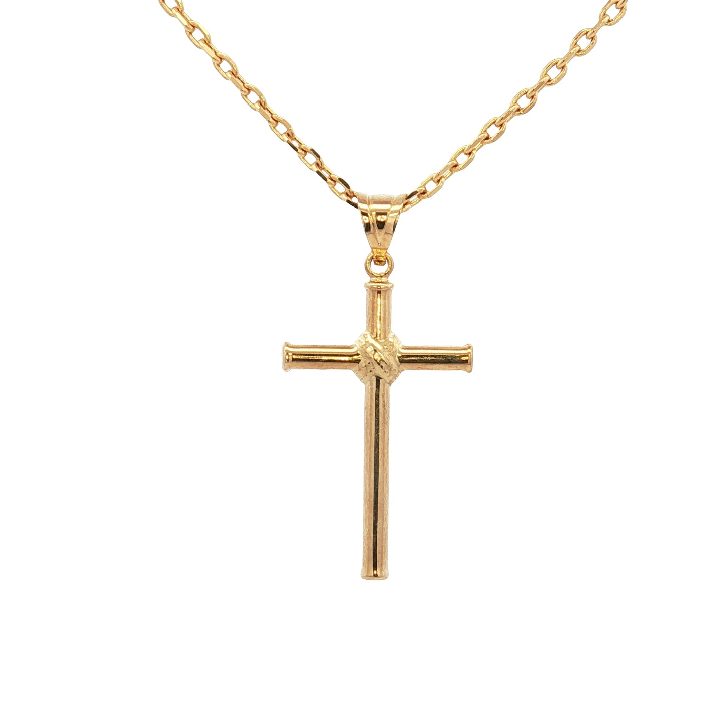 Wrapped Cross Pendant - 31MM - SHOPKURY.COM
