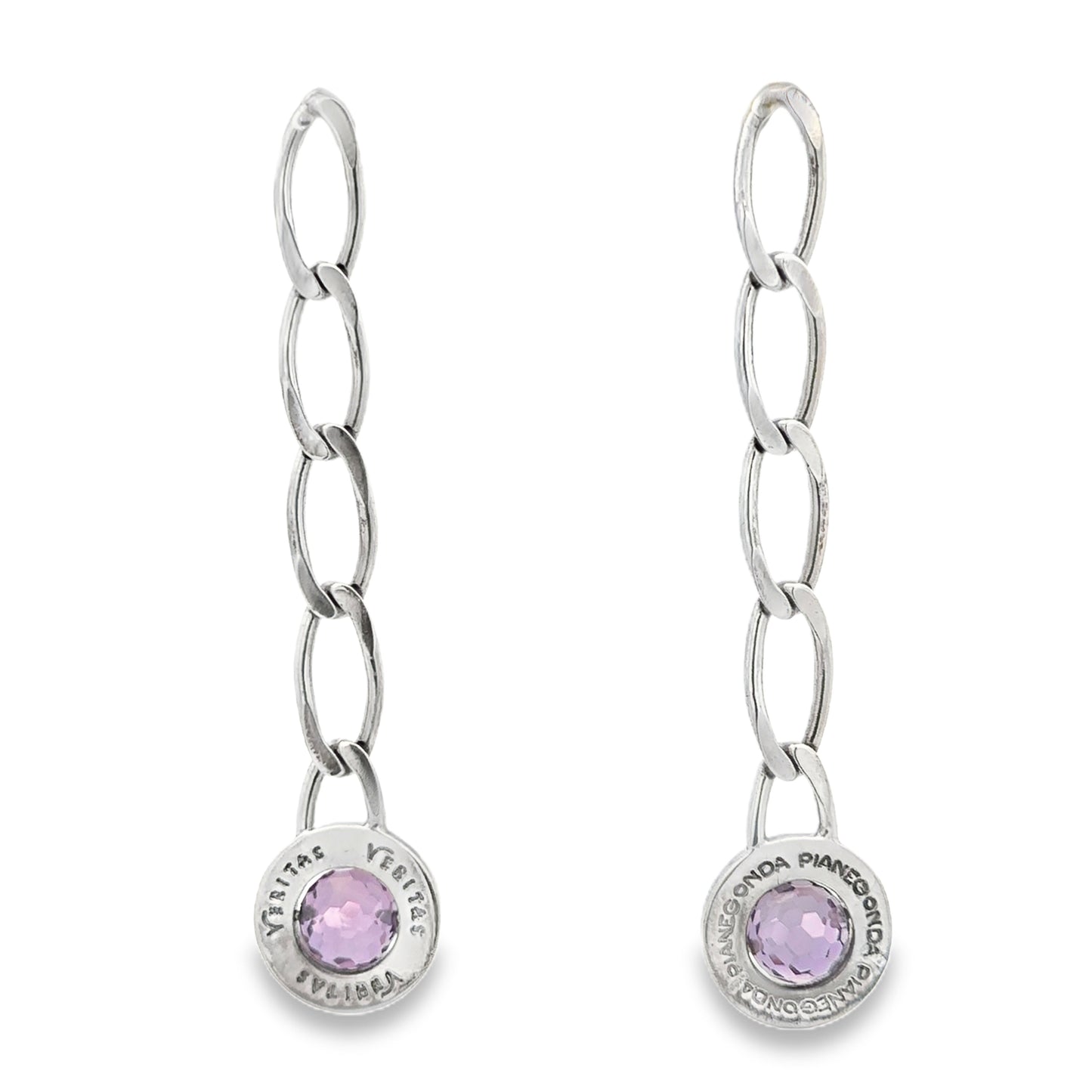 Cosmic Connection Earrings with Amethyst Stone - SHOPKURY.COM
