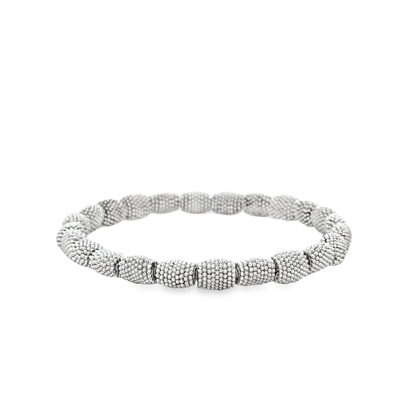 Rhodium Elastic Bracelet - SHOPKURY.COM