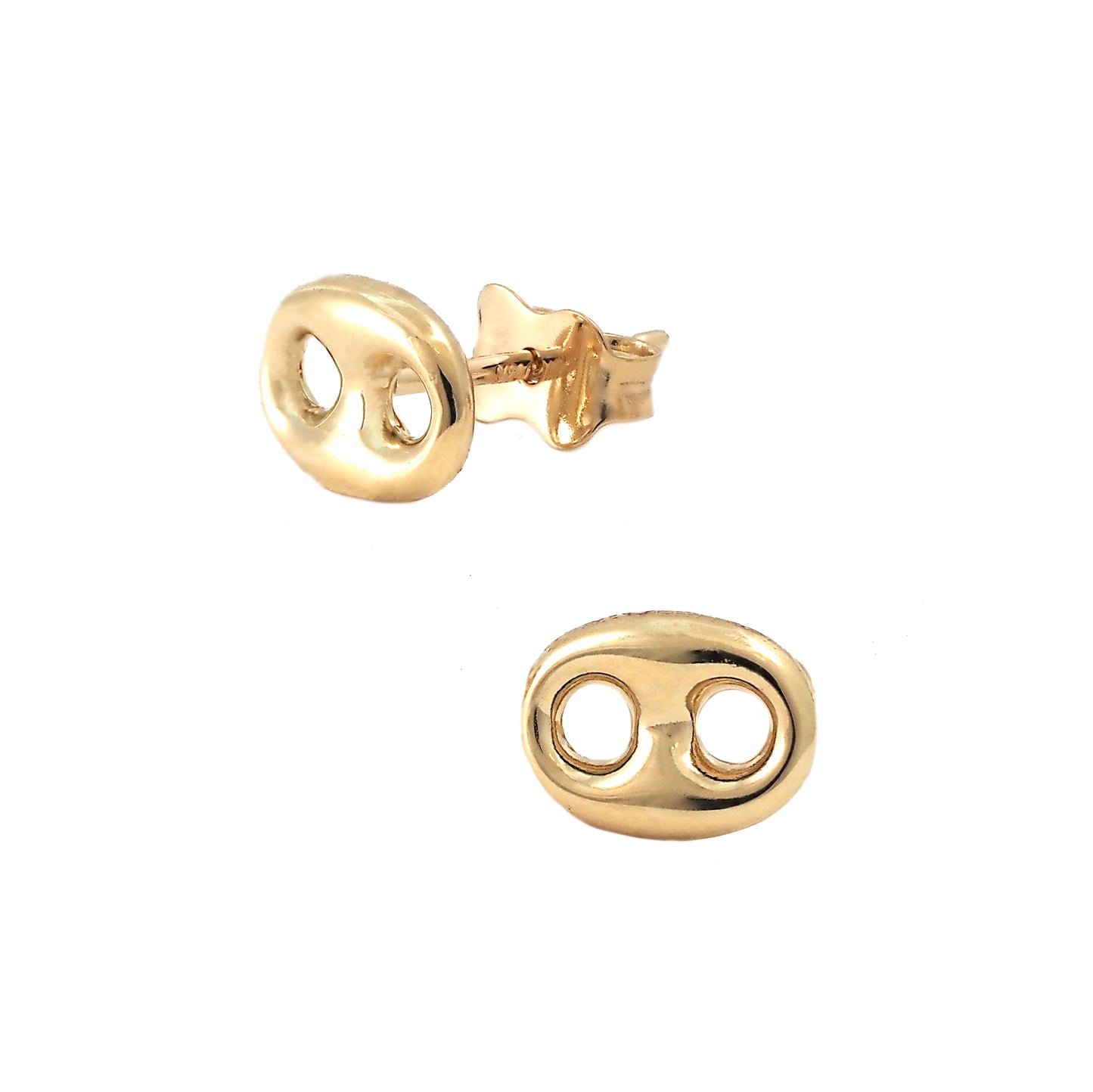 Puff Mariner 6.5MM Stud Earrings - SHOPKURY.COM