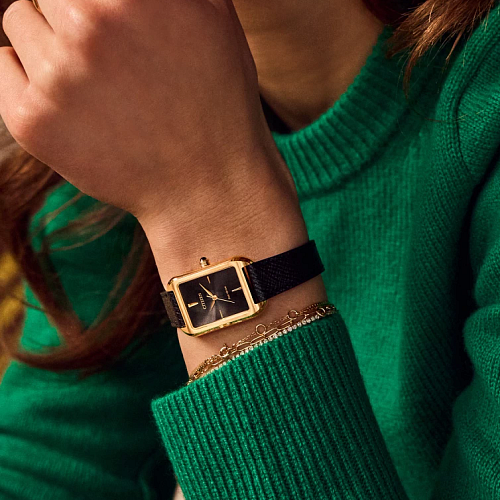 Dress Classic Black and Gold 24MM Watch - SHOPKURY.COM