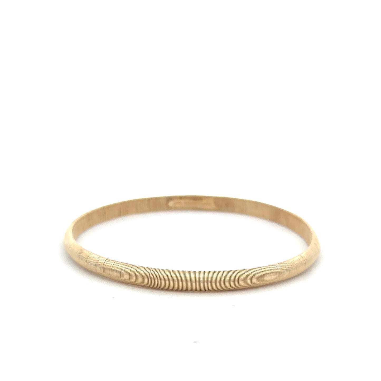 Textured Gold Plated Bangle Bracelet - SHOPKURY.COM