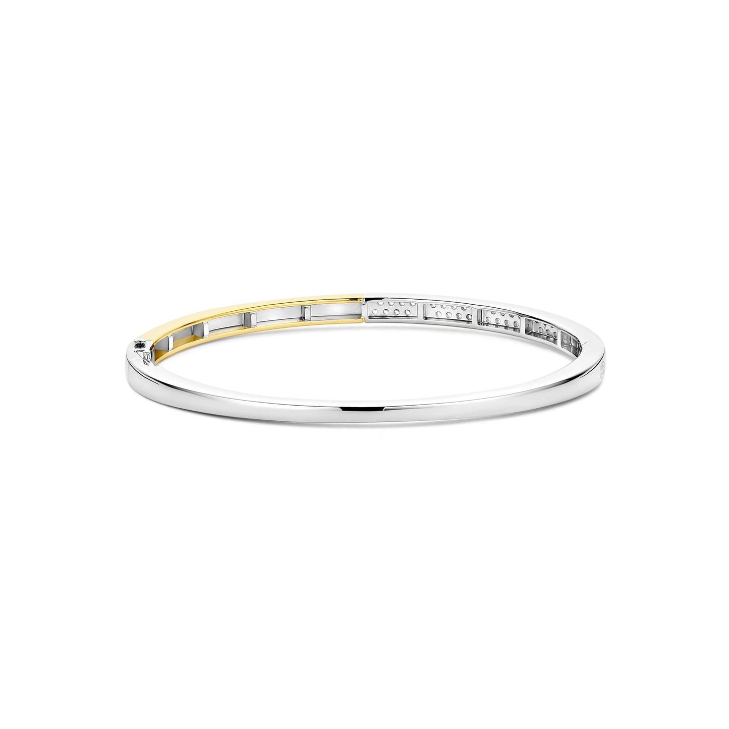 Mixed Split Bangle Bracelet by TI SENTO