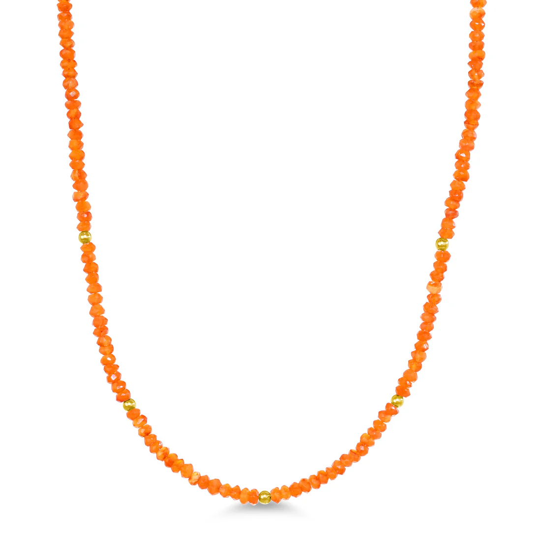 Natural Carnelian Gemstones Necklace - SHOPKURY.COM