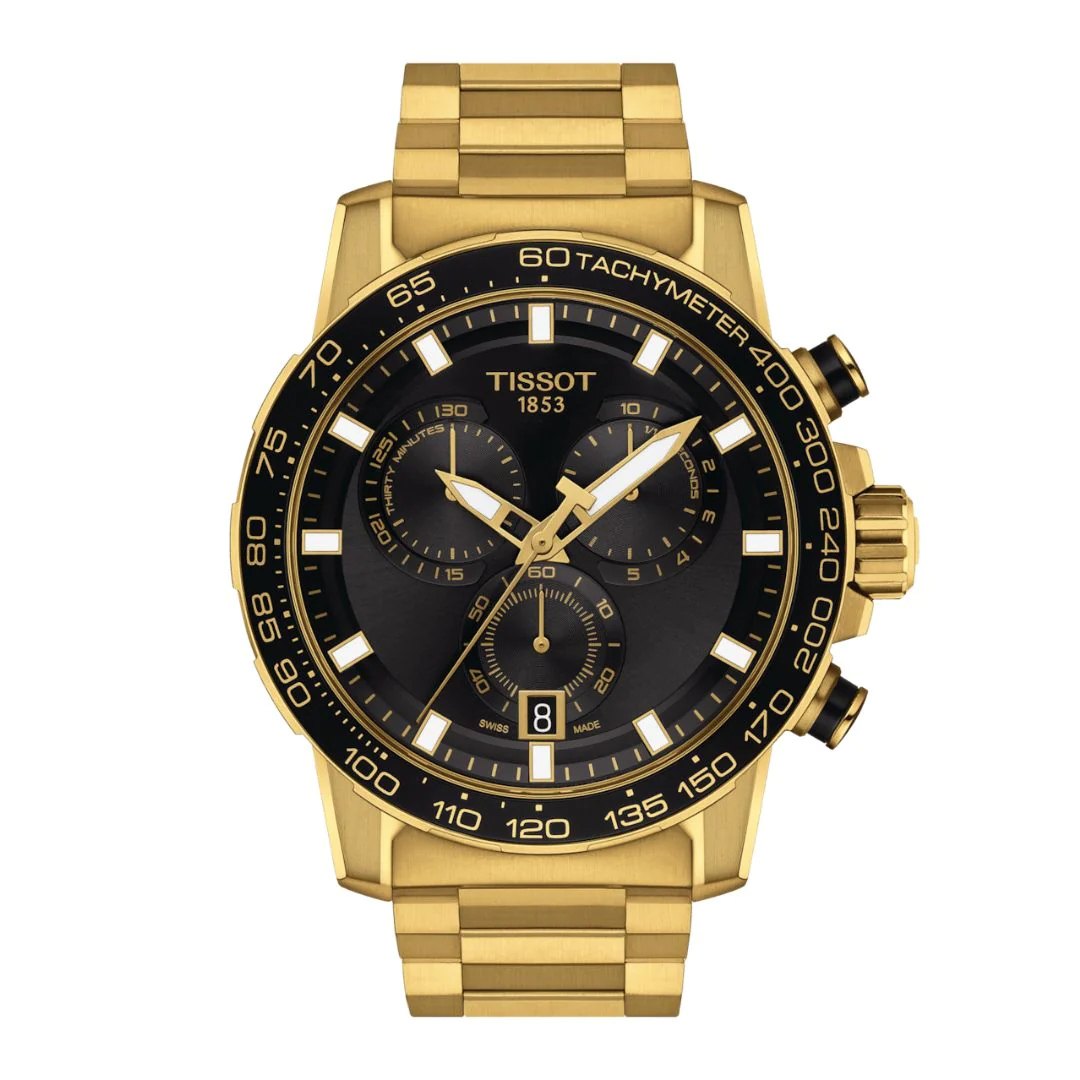 Supersport Chrono 45MM Yellow/Black Watch - SHOPKURY.COM