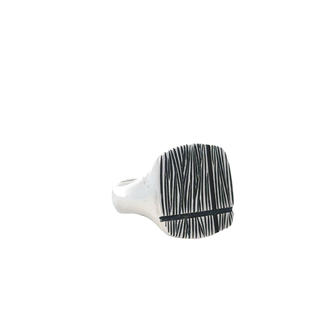 Textured Silver Ring (Size 10.5) - SHOPKURY.COM
