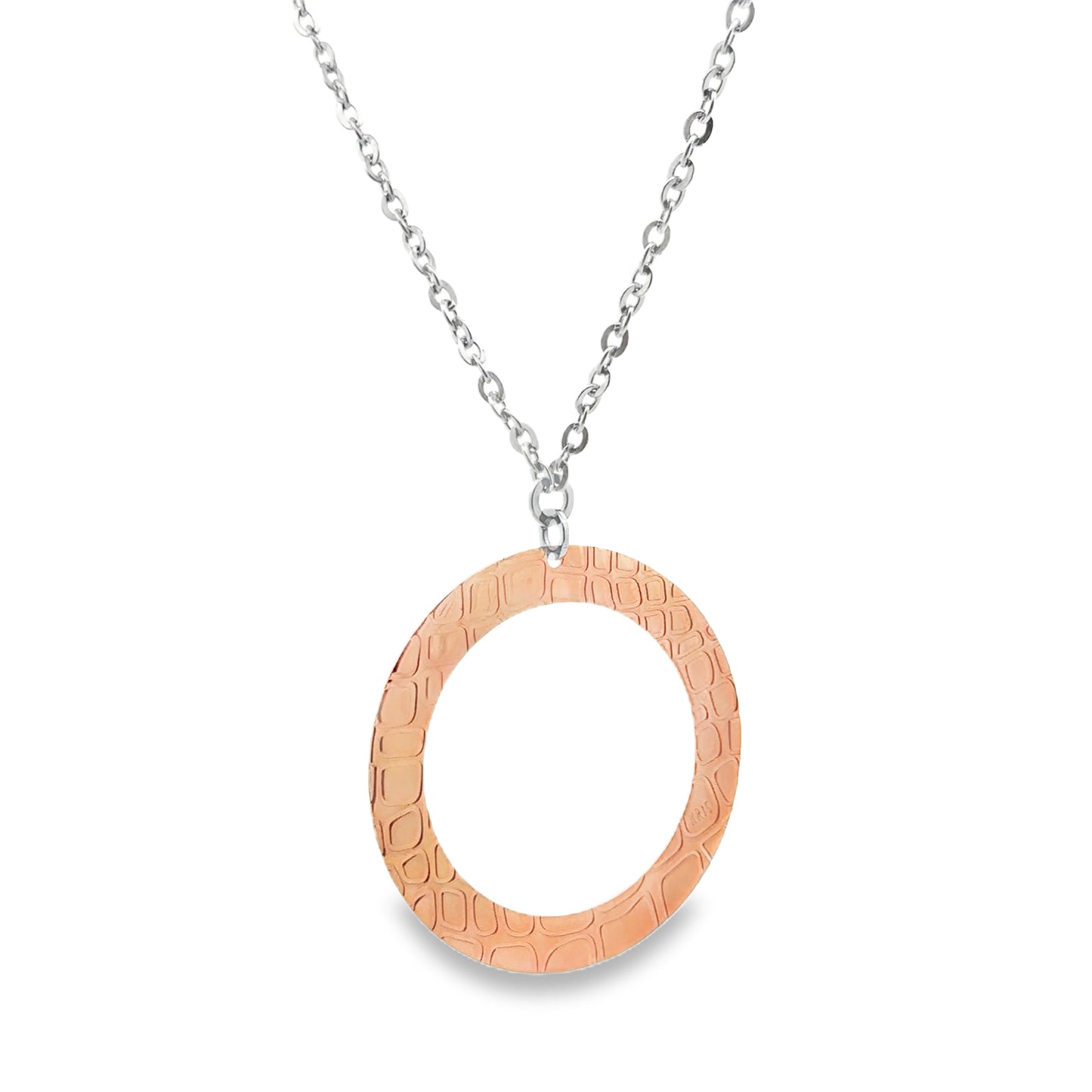 Open Circle Pendant Necklace - SHOPKURY.COM