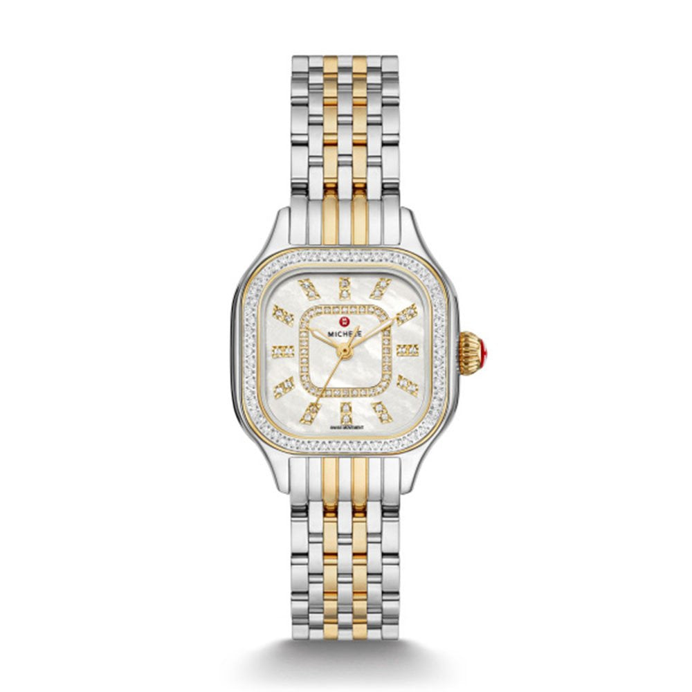 Meggie Two Tone Diamonds 29MM Watch by MICHELE