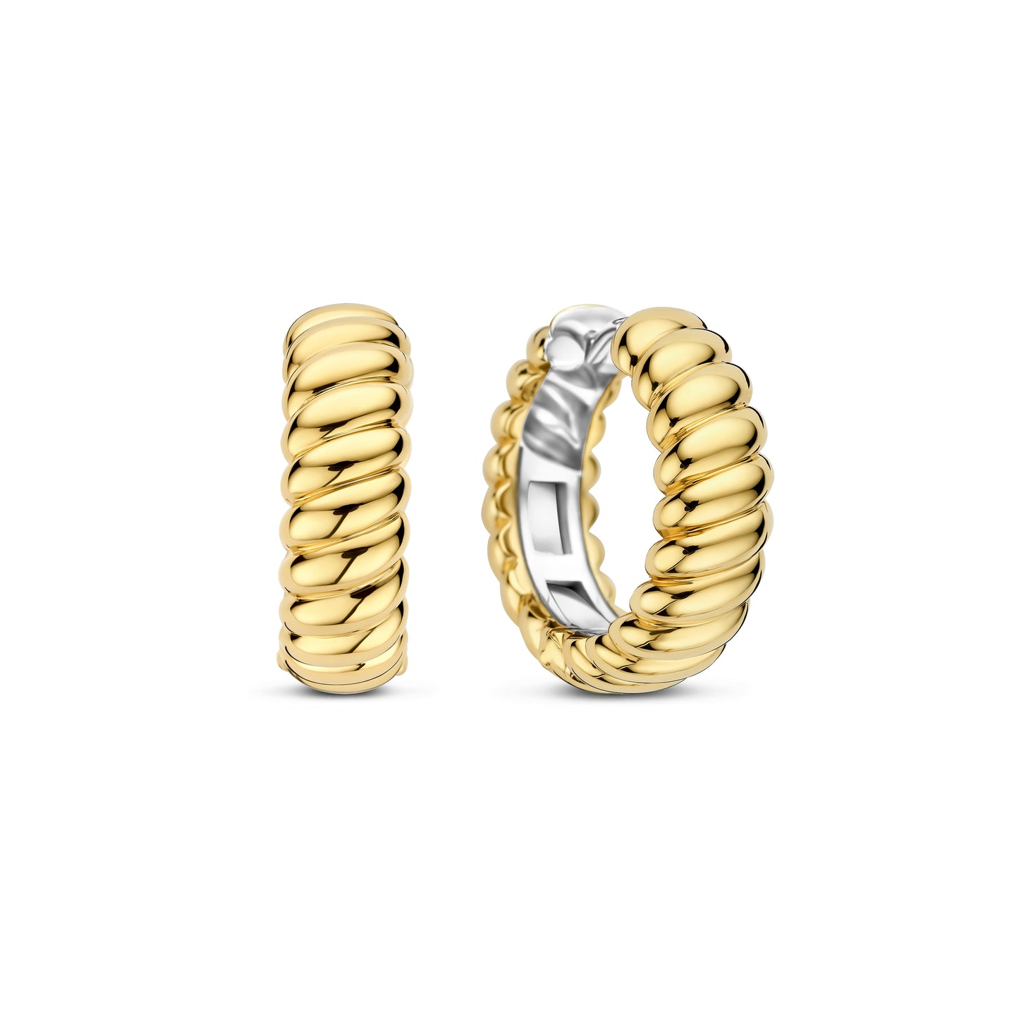 Marea Golden Huggie Earrings by TI SENTO