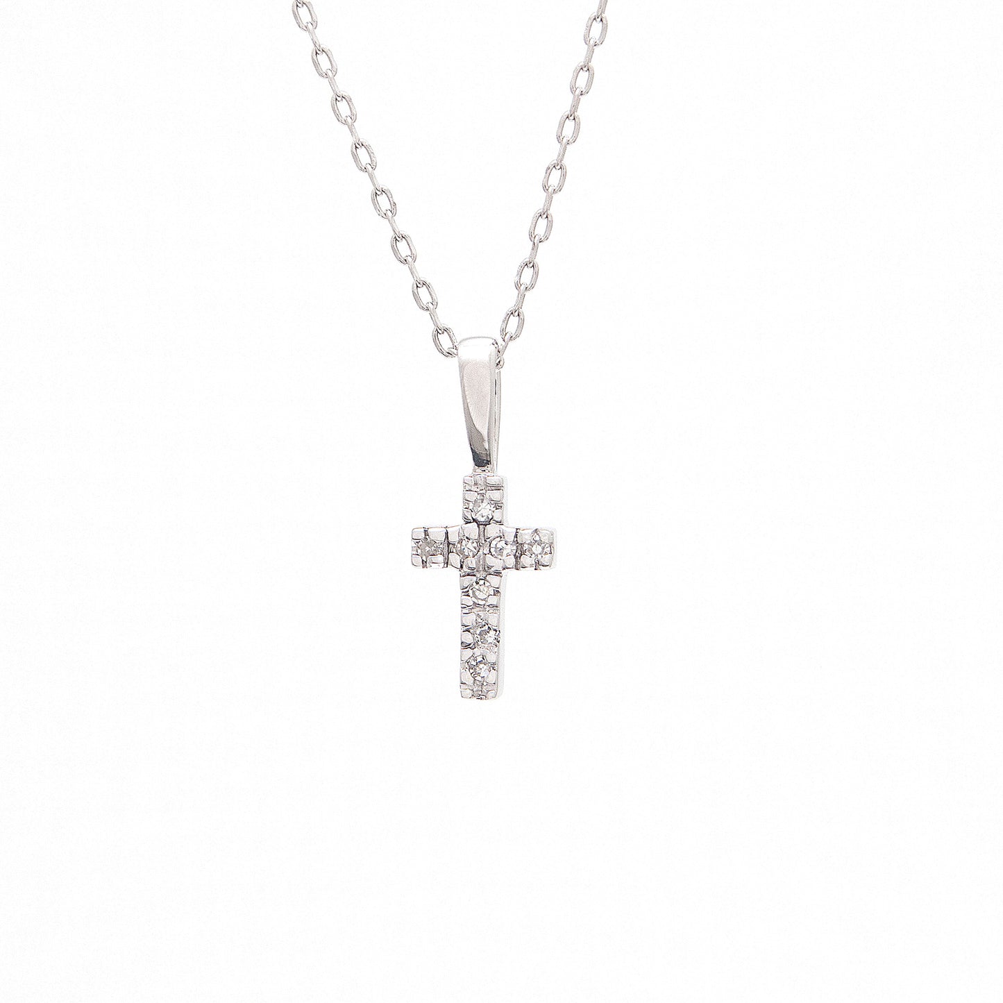 Petit Cross Necklace by KURY COLLECTION