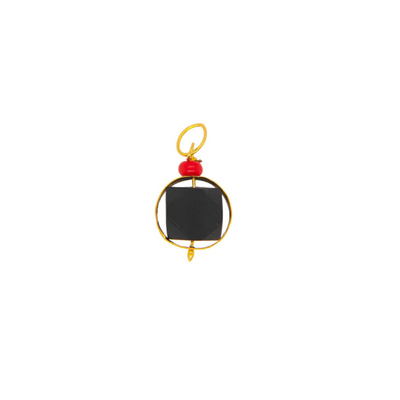 4MM Azabache Coral 14K Gold Pendant by Kury - Available at SHOPKURY.COM. Free Shipping on orders over $200. Trusted jewelers since 1965, from San Juan, Puerto Rico.