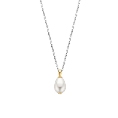 Baroque Pearl Drop Necklace by Ti Sento - Available at SHOPKURY.COM. Free Shipping on orders over $200. Trusted jewelers since 1965, from San Juan, Puerto Rico.