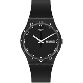 over black by Swatch - Available at SHOPKURY.COM. Free Shipping on orders over $200. Trusted jewelers since 1965, from San Juan, Puerto Rico.