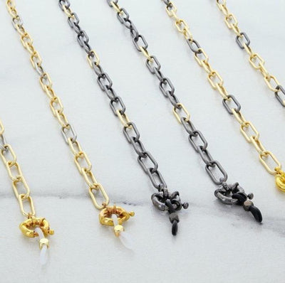 Matte Paperclip Multi-Way Chain by Kury - Available at SHOPKURY.COM. Free Shipping on orders over $200. Trusted jewelers since 1965, from San Juan, Puerto Rico.