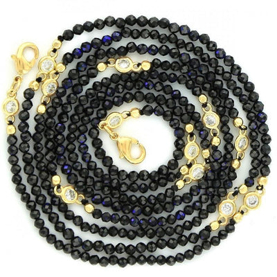 Blue Spinal Multi-way Chain by Kury - Available at SHOPKURY.COM. Free Shipping on orders over $200. Trusted jewelers since 1965, from San Juan, Puerto Rico.