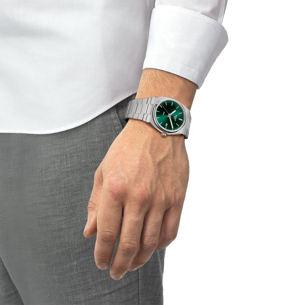 PRX 40250 Green 40MM by Tissot - Available at SHOPKURY.COM. Free Shipping on orders over $200. Trusted jewelers since 1965, from San Juan, Puerto Rico.