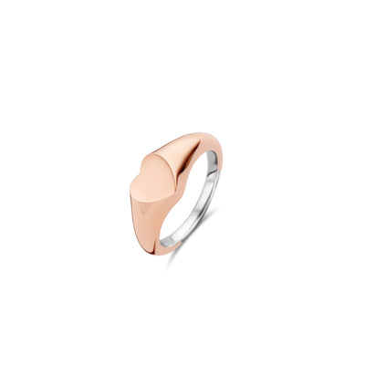 Heart Signet Rose Ring by Ti Sento - Available at SHOPKURY.COM. Free Shipping on orders over $200. Trusted jewelers since 1965, from San Juan, Puerto Rico.