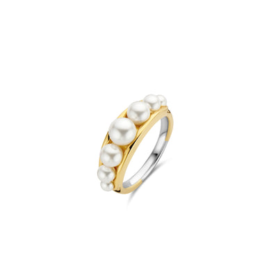 Pearl Crown Ring by Ti Sento - Available at SHOPKURY.COM. Free Shipping on orders over $200. Trusted jewelers since 1965, from San Juan, Puerto Rico.