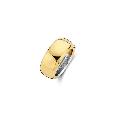 Smooth Statement Golden Ring by Ti Sento - Available at SHOPKURY.COM. Free Shipping on orders over $200. Trusted jewelers since 1965, from San Juan, Puerto Rico.