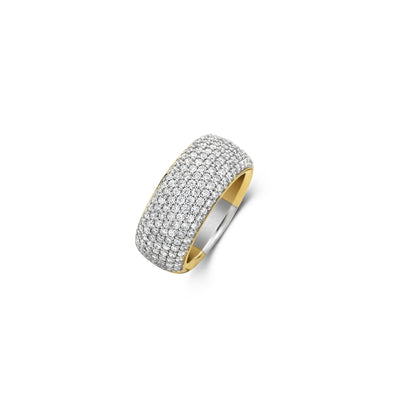 Smooth Statement Pave Ring by Ti Sento - Available at SHOPKURY.COM. Free Shipping on orders over $200. Trusted jewelers since 1965, from San Juan, Puerto Rico.