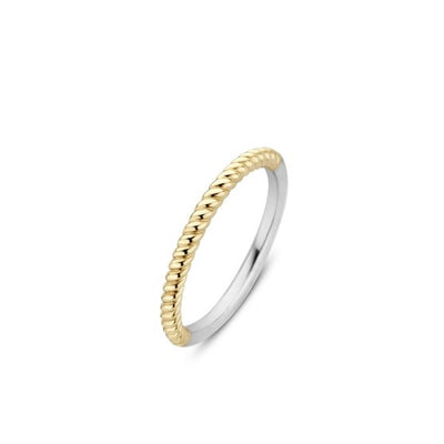 Golden Twist Ring by Ti Sento - Available at SHOPKURY.COM. Free Shipping on orders over $200. Trusted jewelers since 1965, from San Juan, Puerto Rico.