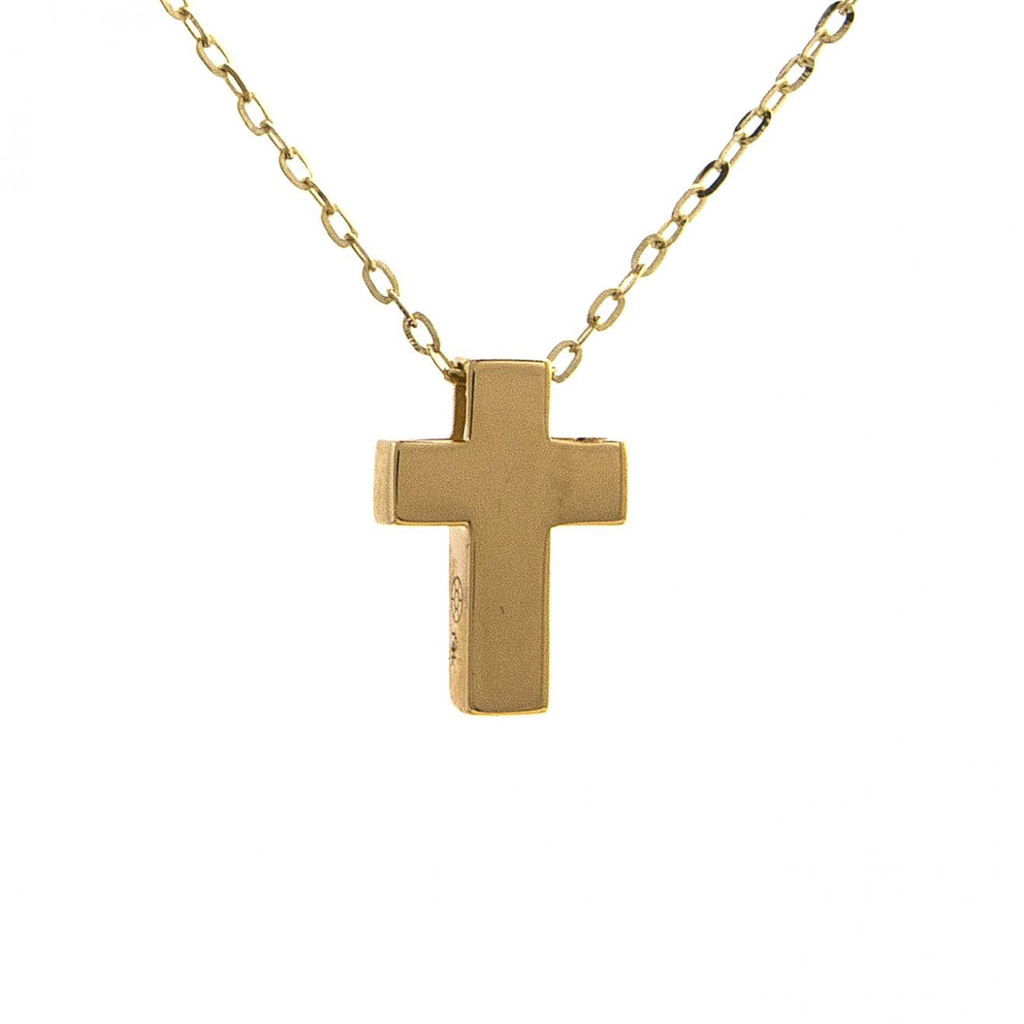 Gold Cross Necklace 14K by Kury - Available at SHOPKURY.COM. Free Shipping on orders over $200. Trusted jewelers since 1965, from San Juan, Puerto Rico.