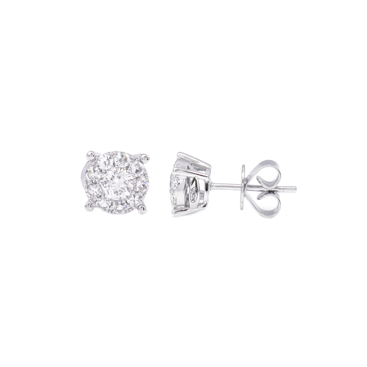 .50ct Face Look Diamond Earrings by Kury - Available at SHOPKURY.COM. Free Shipping on orders over $200. Trusted jewelers since 1965, from San Juan, Puerto Rico.
