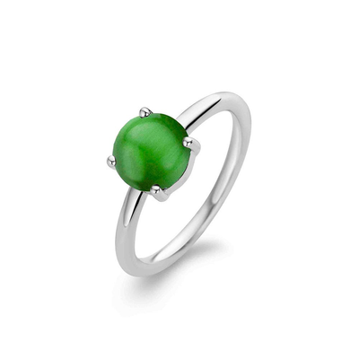 Green Catseye Ring by Ti Sento - Available at SHOPKURY.COM. Free Shipping on orders over $200. Trusted jewelers since 1965, from San Juan, Puerto Rico.