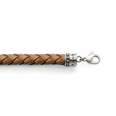 Brown Braided Leather Bracelet Small by Thomas Sabo - Available at SHOPKURY.COM. Free Shipping on orders over $200. Trusted jewelers since 1965, from San Juan, Puerto Rico.