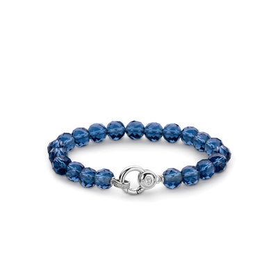 Deep Blue Bead Bracelet by Ti Sento - Available at SHOPKURY.COM. Free Shipping on orders over $200. Trusted jewelers since 1965, from San Juan, Puerto Rico.