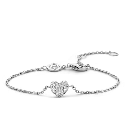 Beating Heart Bracelet by Ti Sento - Available at SHOPKURY.COM. Free Shipping on orders over $200. Trusted jewelers since 1965, from San Juan, Puerto Rico.