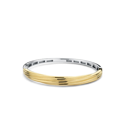 Wave Golden Bracelet by Ti Sento - Available at SHOPKURY.COM. Free Shipping on orders over $200. Trusted jewelers since 1965, from San Juan, Puerto Rico.